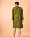 Manyavar Men Opulent Olive Green Kurta Pajama