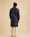 Manyavar Men Aegean Blue Grace Kurta Pajama