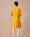Manyavar Men Radiant Mustard Kurta Pajama Set