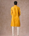 Manyavar Men Mustard Ensemble of Classic Elegance Kurta Pajama