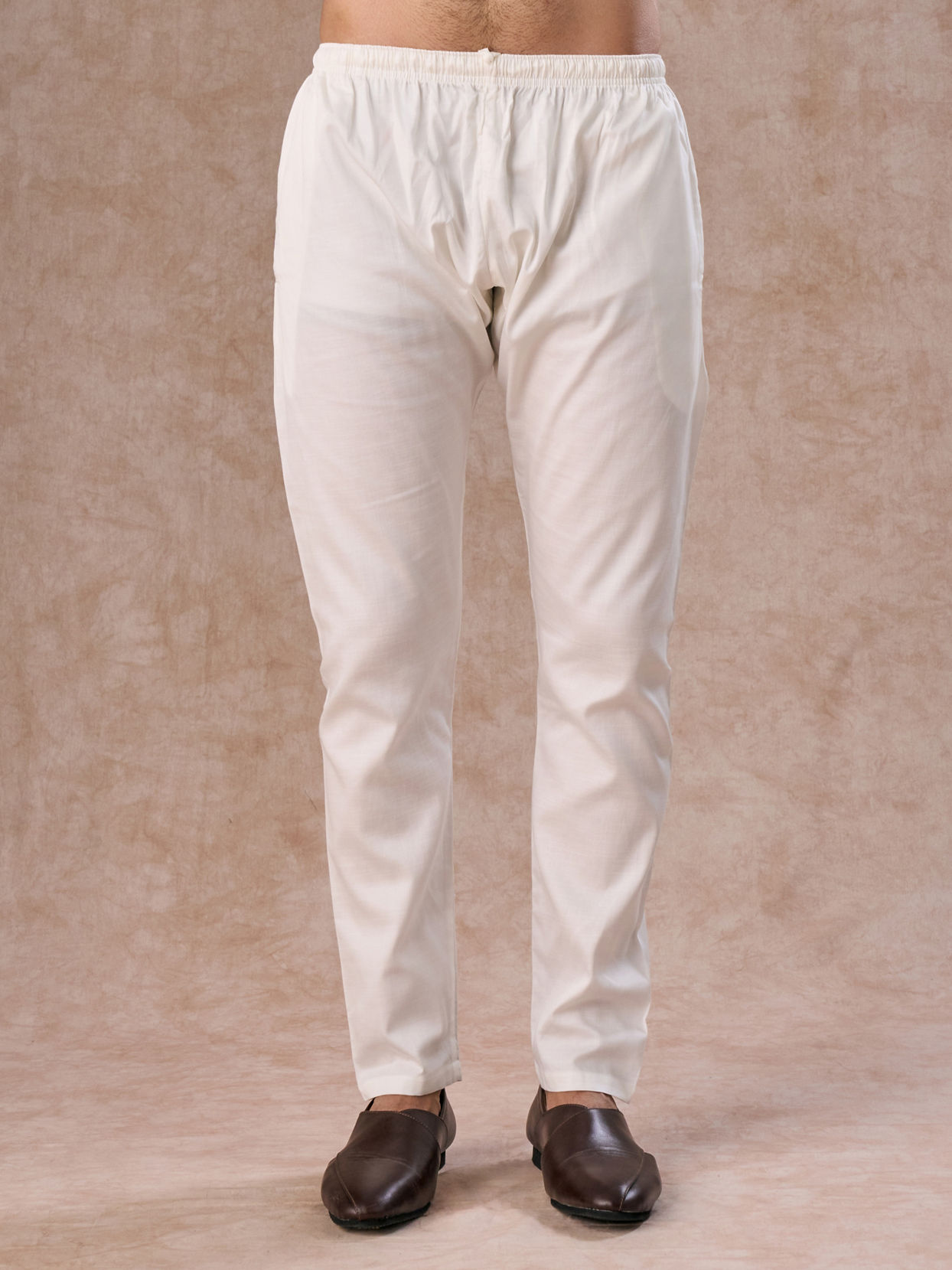 Manyavar Men Radiant Cream Kurta Pajama Dupatta Set