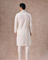 Manyavar Men Radiant Cream Kurta Pajama Dupatta Set