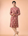 Manyavar Men Majestic Rust Kurta Pajama Set