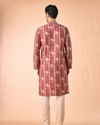Manyavar Men Majestic Rust Kurta Pajama Set