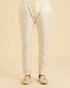 Manyavar Men Cream Hued Elegance Kurta Pajama