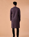 Manyavar Men Purple Elegance Kurta Pajama