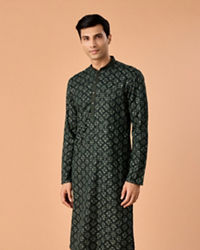 Manyavar Men Emerald Radiance Kurta Pajama