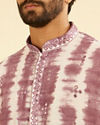 Manyavar Men Elegant Dusty Pink Kurta Pajama