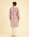Manyavar Men Elegant Dusty Pink Kurta Pajama