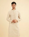 Manyavar Men Emerald Hue Traditional Kurta Pajama Set