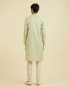 Manyavar Men Green Elegance Kurta Pajama