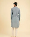 Manyavar Men Midnight Fantasy Blue Kurta Pajama