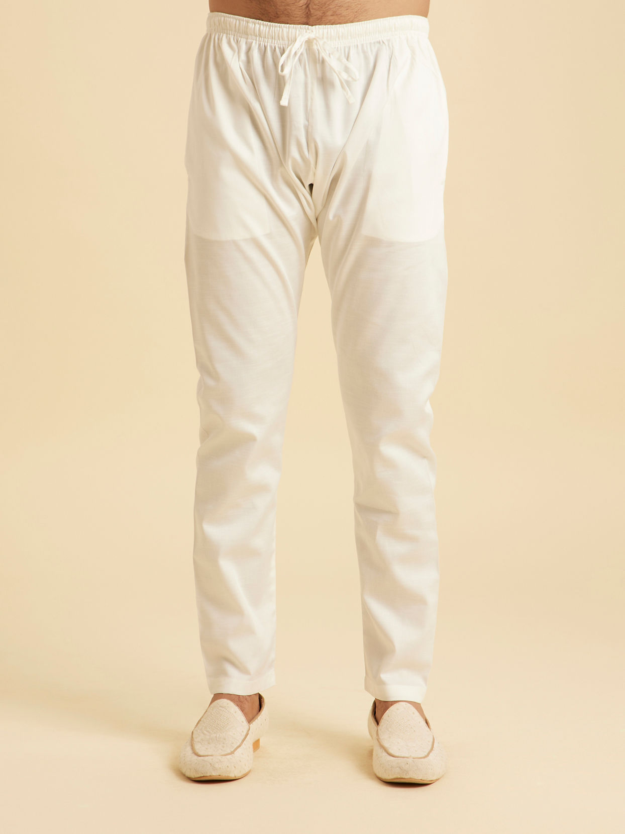 Manyavar Men Aqua Elegance Cotton Kurta Pajama
