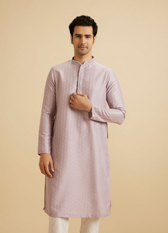 Manyavar Men Mustard Elegance Kurta Pajama