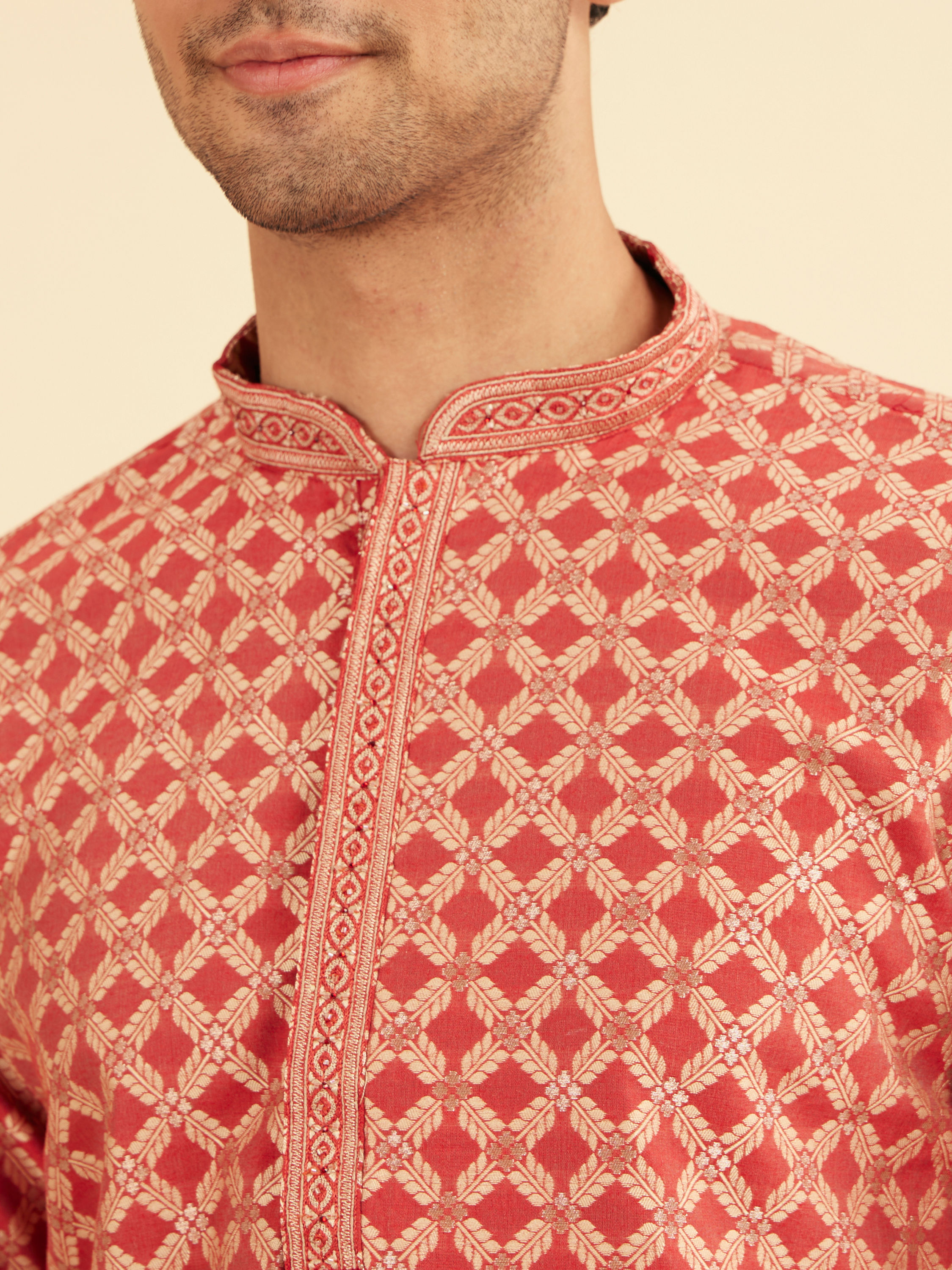 Manyavar Men Rustic Elegance Kurta Pajama