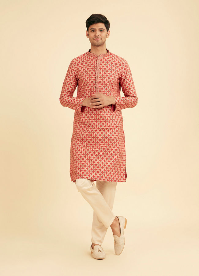 Manyavar Men Rustic Elegance Kurta Pajama