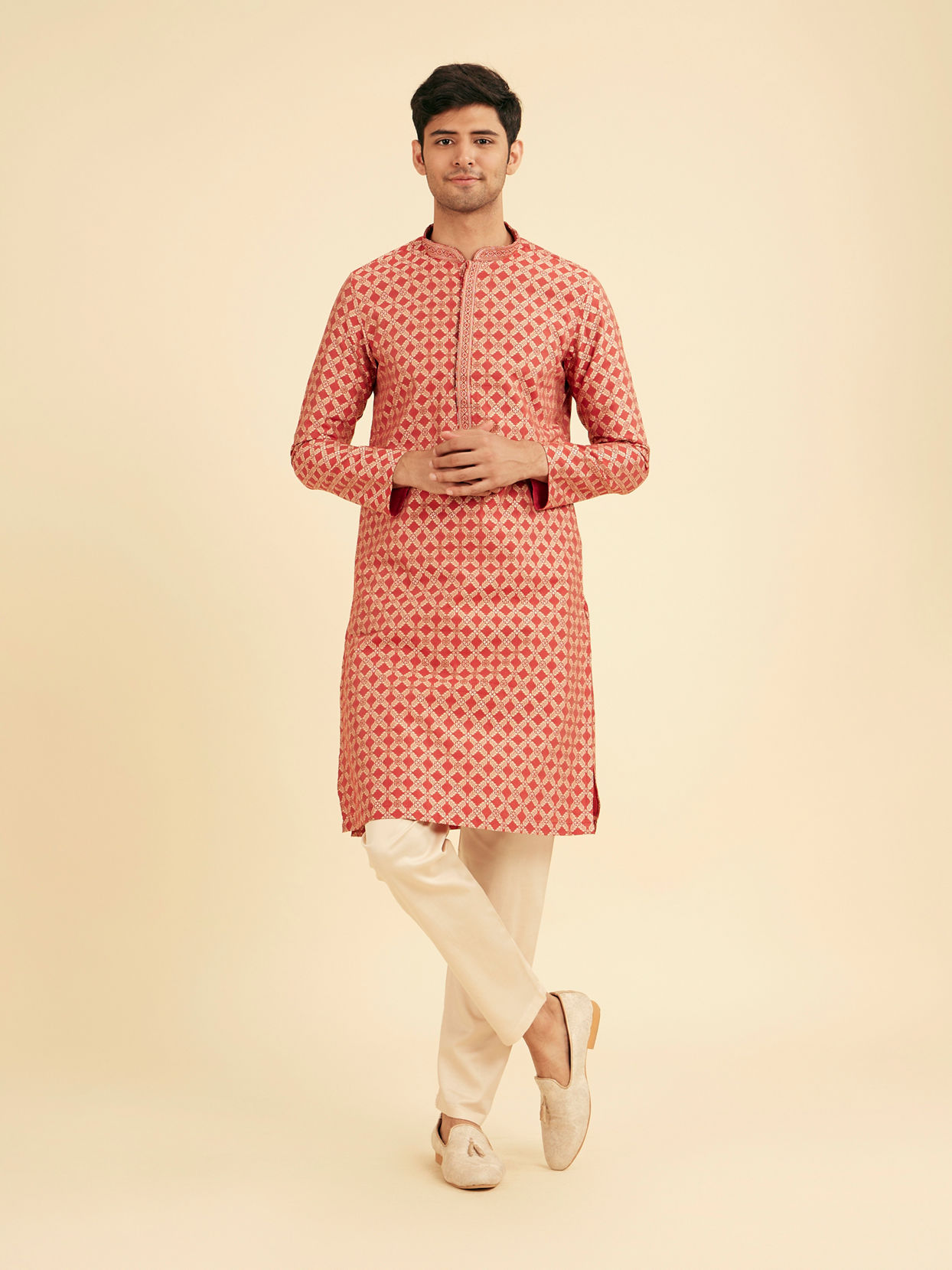Manyavar Men Rustic Elegance Kurta Pajama