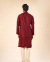 Manyavar Men Maroon Magnificence Kurta Pajama