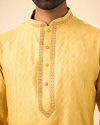 Manyavar Men Radiant Mustard Kurta Pajama