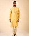 Manyavar Men Radiant Mustard Kurta Pajama