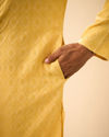 Manyavar Men Radiant Mustard Kurta Pajama