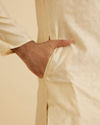 Manyavar Men Radiant Beige Kurta Pajama