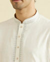Manyavar Men Elegant Cream Kurta Pajama