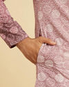 Manyavar Men Mystic Pink Elegance Kurta Pajama
