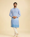 Manyavar Men Azure Majesty Kurta Pajama