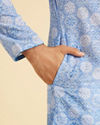 Manyavar Men Azure Majesty Kurta Pajama