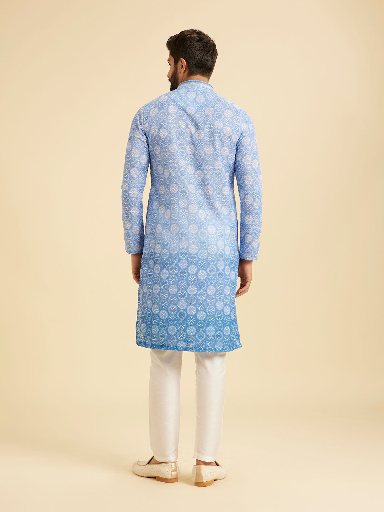 Manyavar Men Azure Majesty Kurta Pajama
