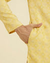 Manyavar Men Radiant Yellow Kurta Pajama