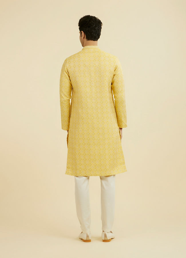 Manyavar Men Radiant Yellow Kurta Pajama