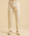 Manyavar Men Dusty Pink Brocade Elegance Kurta Pajama
