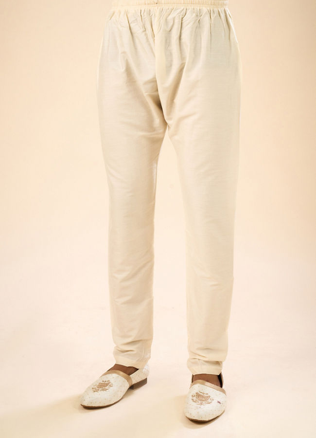 Manyavar Men Sunlit Yellow Kurta Pajama