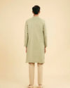 Manyavar Men Elegant Light Mid Green Kurta Pajama