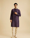 Manyavar Men Purple Splendour Kurta Pajama