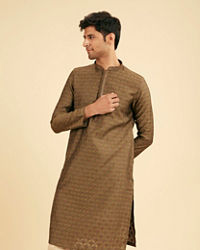 Manyavar Men Emerald Elegance Kurta Pajama
