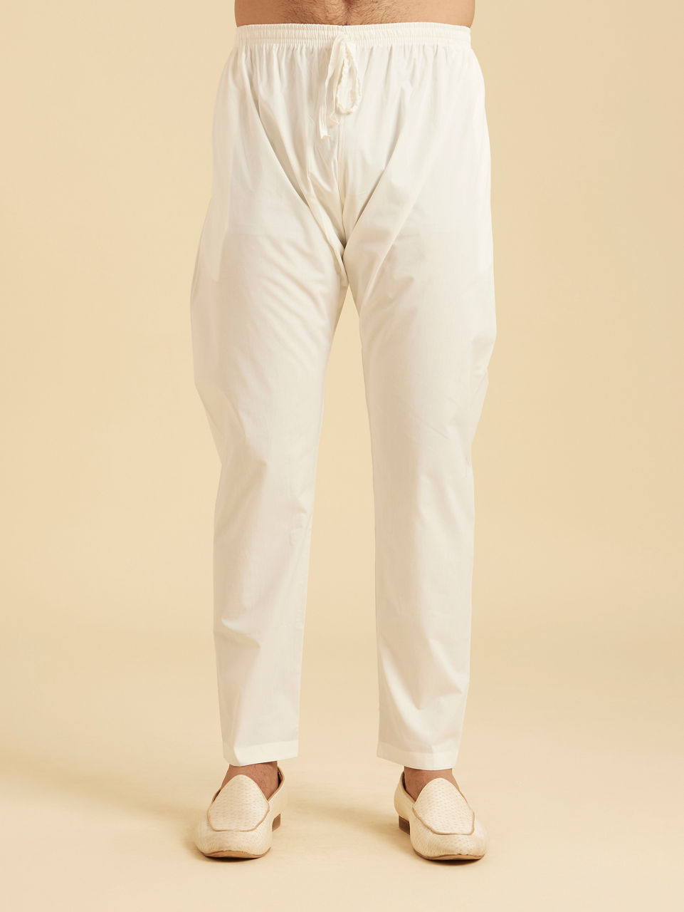 Manyavar Men Pink Glow Festive Cotton Kurta Pajama