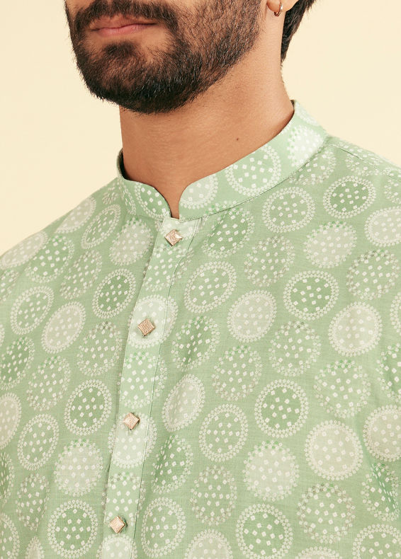 Manyavar Men Verdant Allure Kurta Pajama