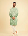 Manyavar Men Verdant Allure Kurta Pajama
