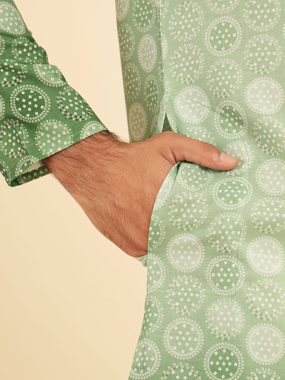 Manyavar Men Verdant Allure Kurta Pajama