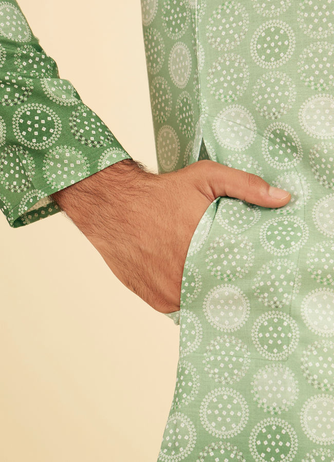 Manyavar Men Verdant Allure Kurta Pajama