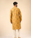 Manyavar Men Sunset Mustard Elegance Kurta Pajama