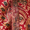 Red Blended Viscose Kurta Pajama with Print