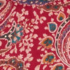 Red Blended Viscose Kurta Pajama with Print