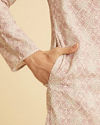 Manyavar Men Dusty Pink Festive Kurta Pajama