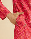 Manyavar Men Coral Elegance Kurta Pajama