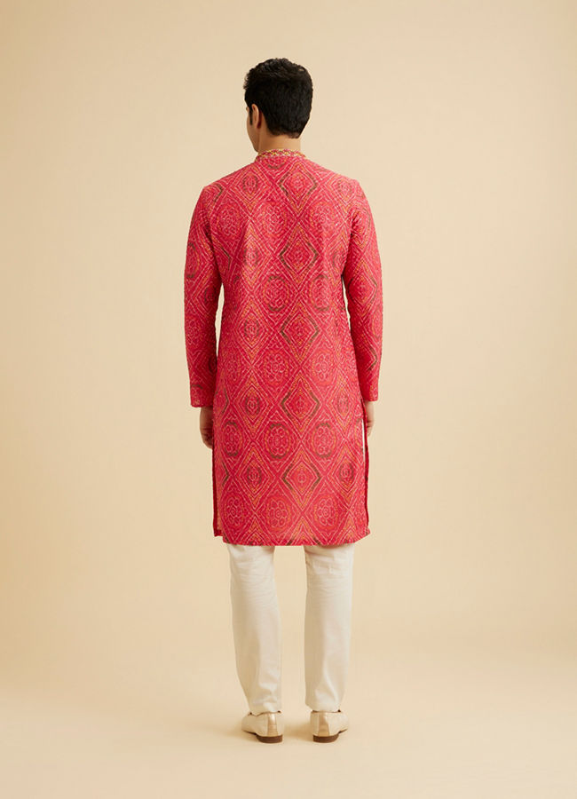 Manyavar Men Coral Elegance Kurta Pajama