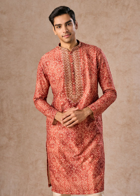 Manyavar Men Rustic Elegance Kurta Pajama